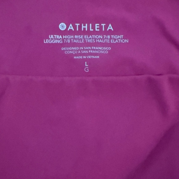 Athleta Pink Leggings - Picture 2 of 5